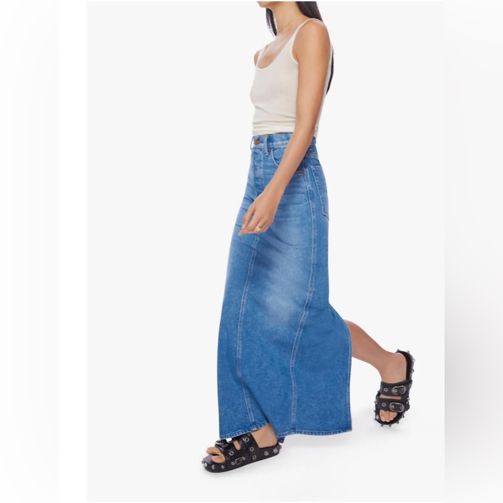 Mother Snacks The Candy Stick Long Skirt‎ In Dine N' Dash 27